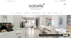 Desktop Screenshot of isabellenails.com